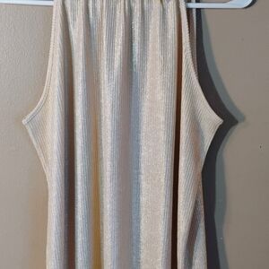Ann Taylor Factory Metallic Knit Top